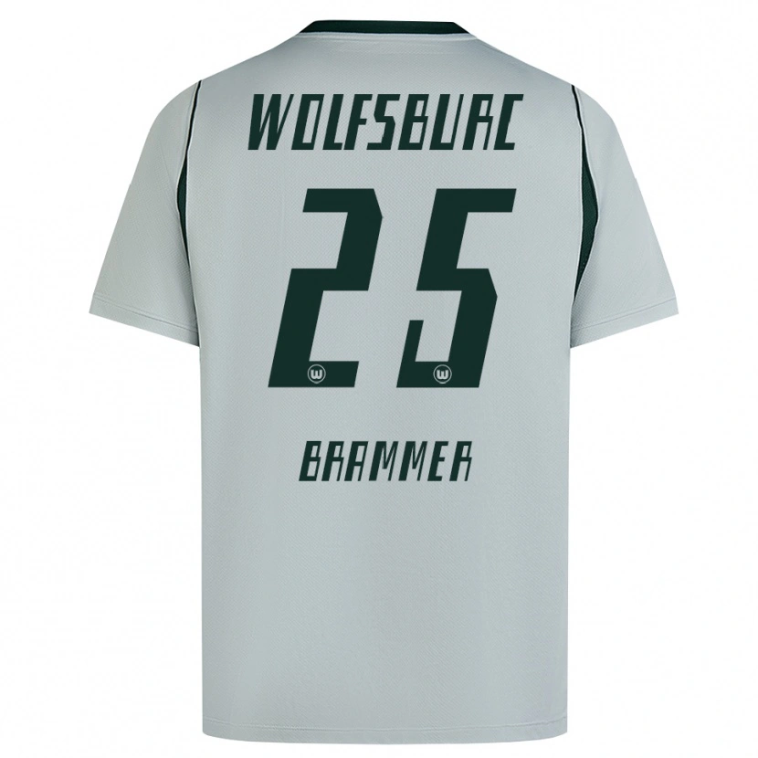 Danxen Mænd Ole Brammer #25 Grå Grøn Udebane Spillertrøjer 2026/27 Trøje T-Shirt