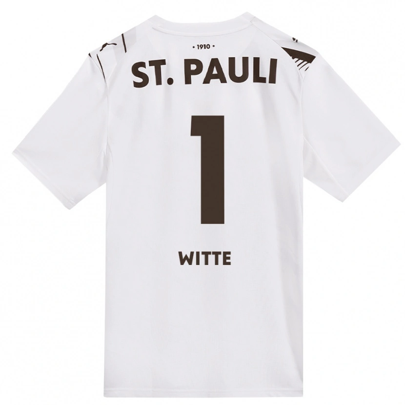 Danxen Mænd Melvin Witte #1 Cafe Hvid Rød Udebane Spillertrøjer 2026/27 Trøje T-Shirt