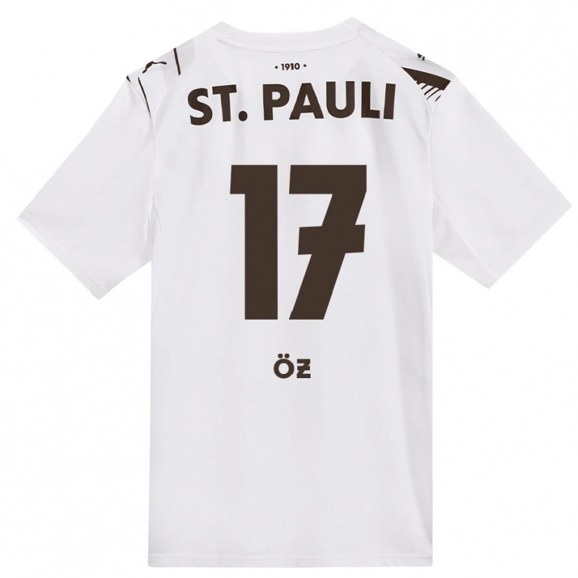 Danxen Mænd Rüchan Öz #17 Cafe Hvid Rød Udebane Spillertrøjer 2026/27 Trøje T-Shirt