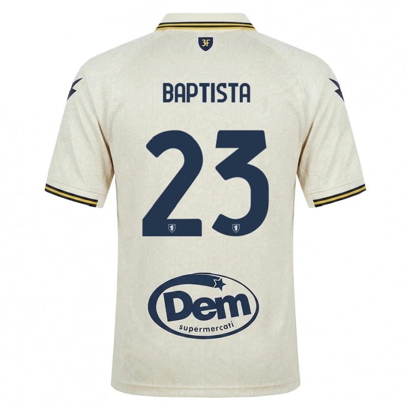 Danxen Mænd Viktor Baptista #23 Oldlace Gul Sort Udebane Spillertrøjer 2026/27 Trøje T-Shirt