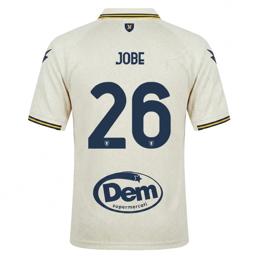Danxen Mænd Amadou Jobe #26 Oldlace Gul Sort Udebane Spillertrøjer 2026/27 Trøje T-Shirt