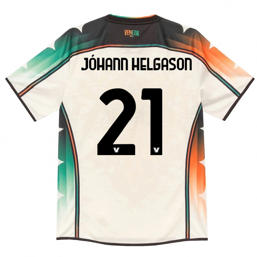 Danxen Mænd Thórir Jóhann Helgason #21 Oldlace Orange Grøn Udebane Spillertrøjer 2026/27 Trøje T-Shirt