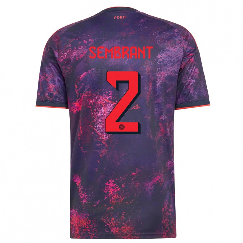 Danxen Mænd Linda Sembrant #2 Lilla Rød Tredje Sæt Spillertrøjer 2026/27 Trøje T-Shirt