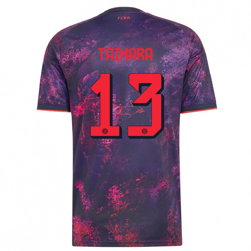 Danxen Mænd Tainara #13 Lilla Rød Tredje Sæt Spillertrøjer 2026/27 Trøje T-Shirt
