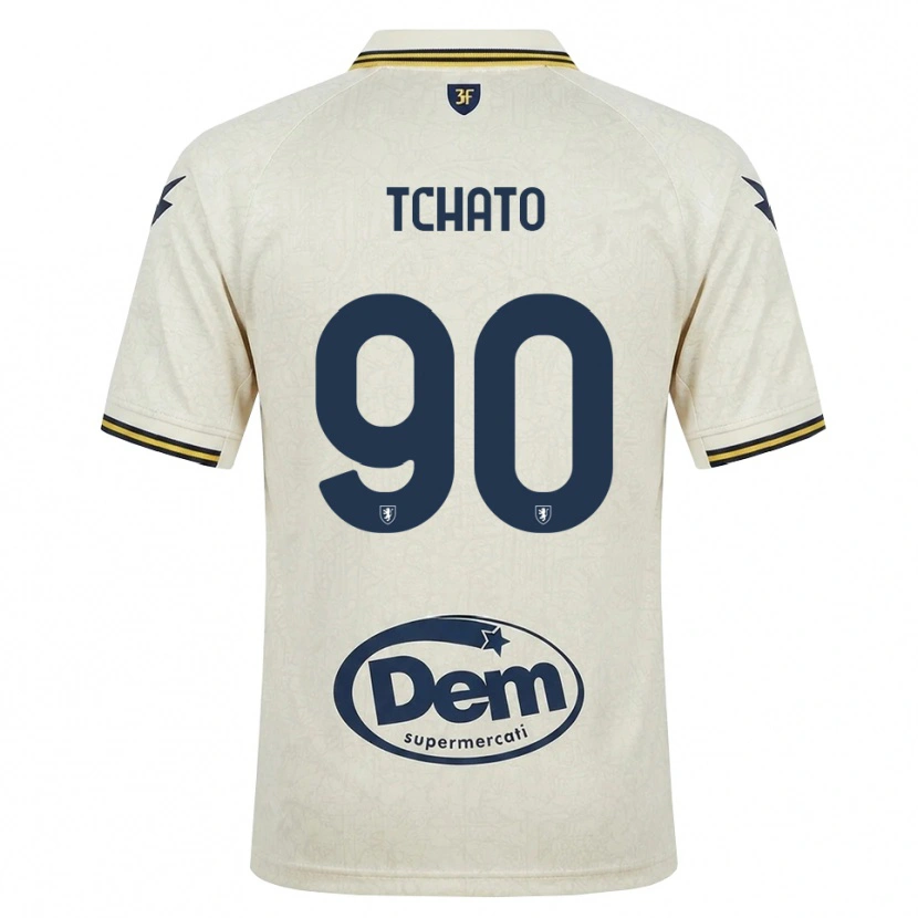 Danxen Mænd Enzo Tchato #90 Oldlace Gul Sort Udebane Spillertrøjer 2026/27 Trøje T-Shirt