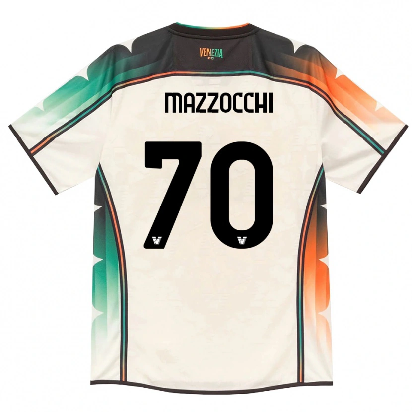 Danxen Kvinder Pasquale Mazzocchi #70 Oldlace Orange Grøn Udebane Spillertrøjer 2026/27 Trøje T-Shirt