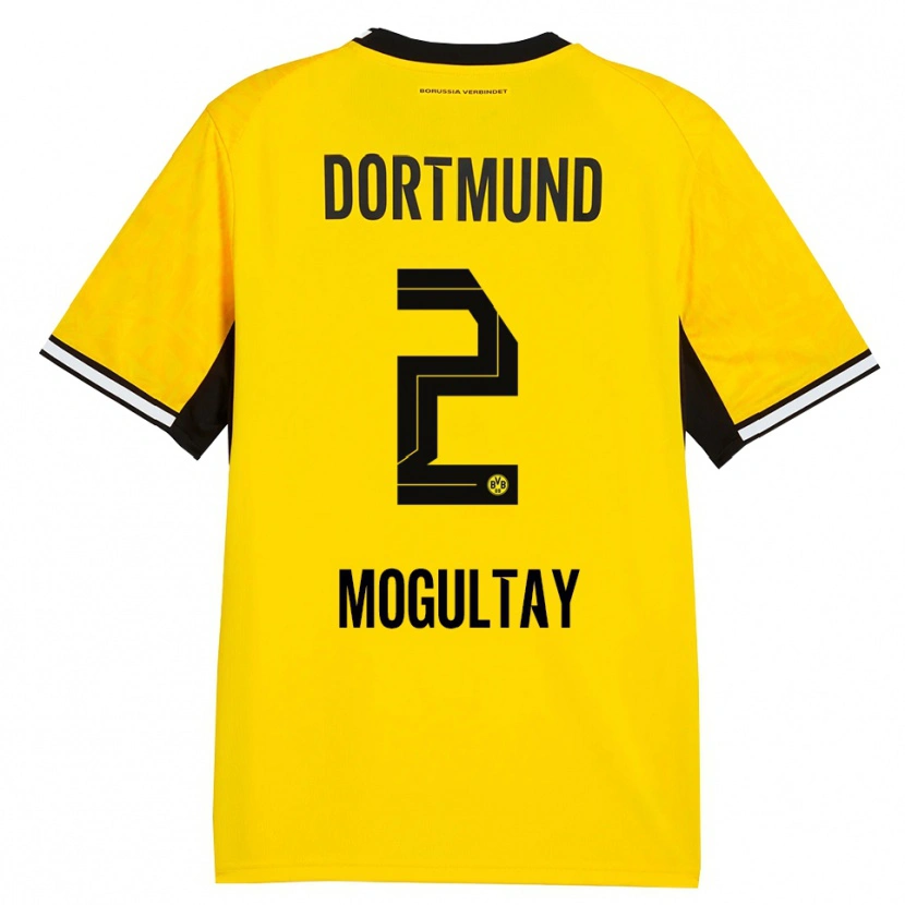 Danxen Kvinder Baran Mogultay #2 Gul Sort Hvid Hjemmebane Spillertrøjer 2026/27 Trøje T-Shirt
