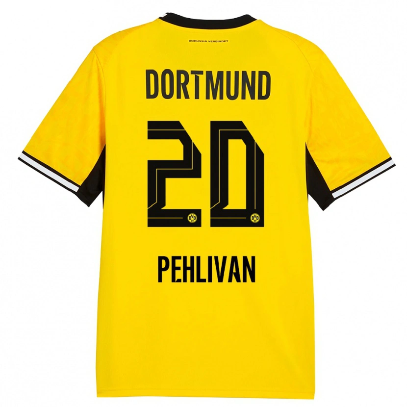 Danxen Kvinder Miran Pehlivan #20 Gul Sort Hvid Hjemmebane Spillertrøjer 2026/27 Trøje T-Shirt