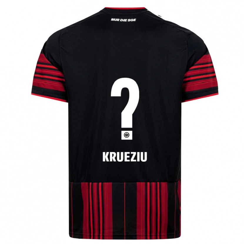 Danxen Kvinder Rahman Krueziu #0 Sort Rød Hvid Hjemmebane Spillertrøjer 2026/27 Trøje T-Shirt