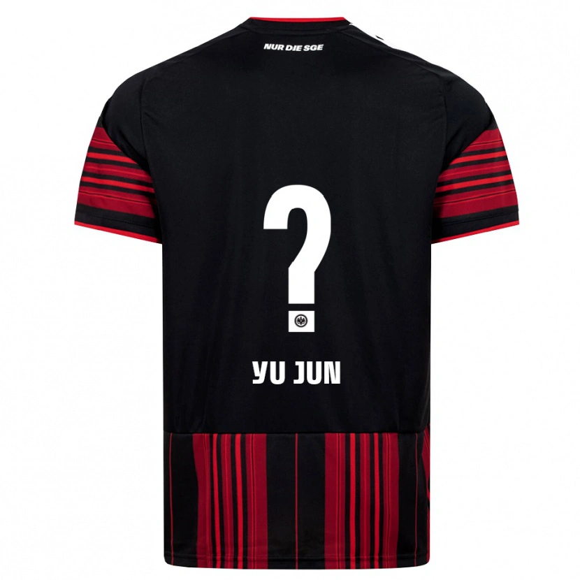 Danxen Kvinder Yu-Jun Seo #0 Sort Rød Hvid Hjemmebane Spillertrøjer 2026/27 Trøje T-Shirt