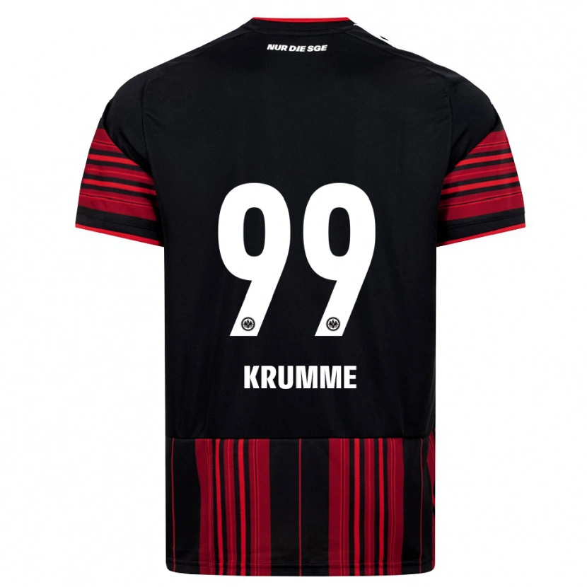 Danxen Kvinder Janne Krumme #99 Sort Rød Hvid Hjemmebane Spillertrøjer 2026/27 Trøje T-Shirt