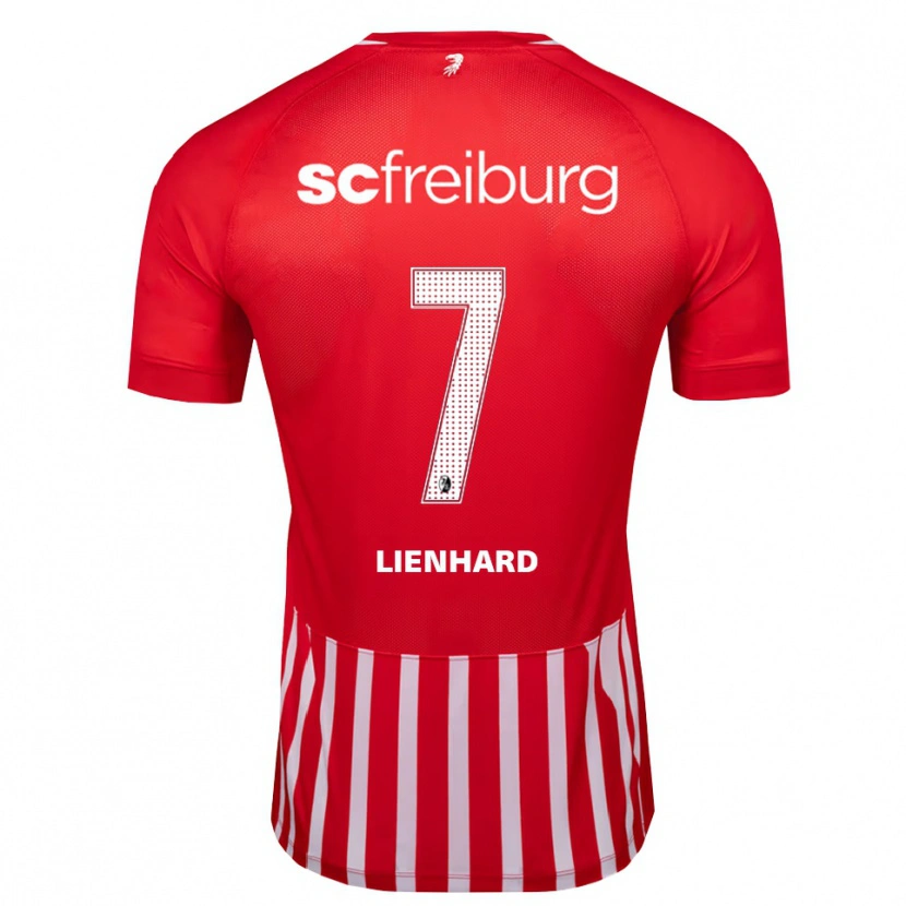 Danxen Kvinder Patrick Lienhard #7 Rød Hvid Sort Hjemmebane Spillertrøjer 2026/27 Trøje T-Shirt