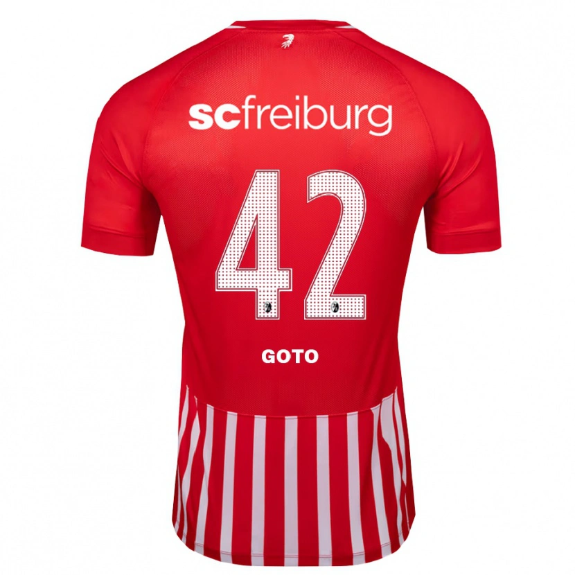 Danxen Kvinder Keisuke Goto #42 Rød Hvid Sort Hjemmebane Spillertrøjer 2026/27 Trøje T-Shirt