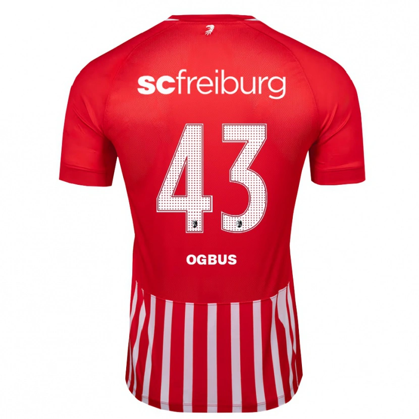 Danxen Kvinder Bruno Ogbus #43 Rød Hvid Sort Hjemmebane Spillertrøjer 2026/27 Trøje T-Shirt