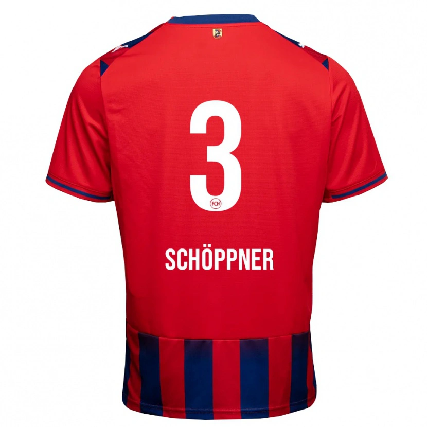 Danxen Kvinder Jan Schöppner #3 Kongelig Blå Hvid Rød Hjemmebane Spillertrøjer 2026/27 Trøje T-Shirt