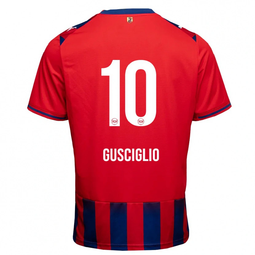 Danxen Kvinder Alessio Gusciglio #10 Kongelig Blå Hvid Rød Hjemmebane Spillertrøjer 2026/27 Trøje T-Shirt