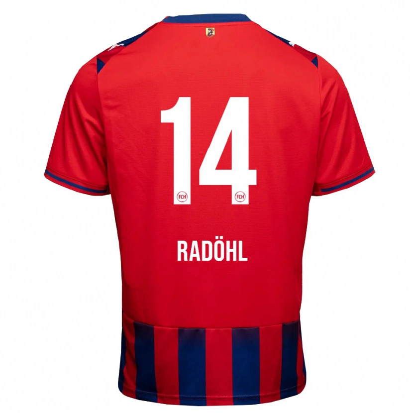 Danxen Kvinder Tim Radöhl #14 Kongelig Blå Hvid Rød Hjemmebane Spillertrøjer 2026/27 Trøje T-Shirt
