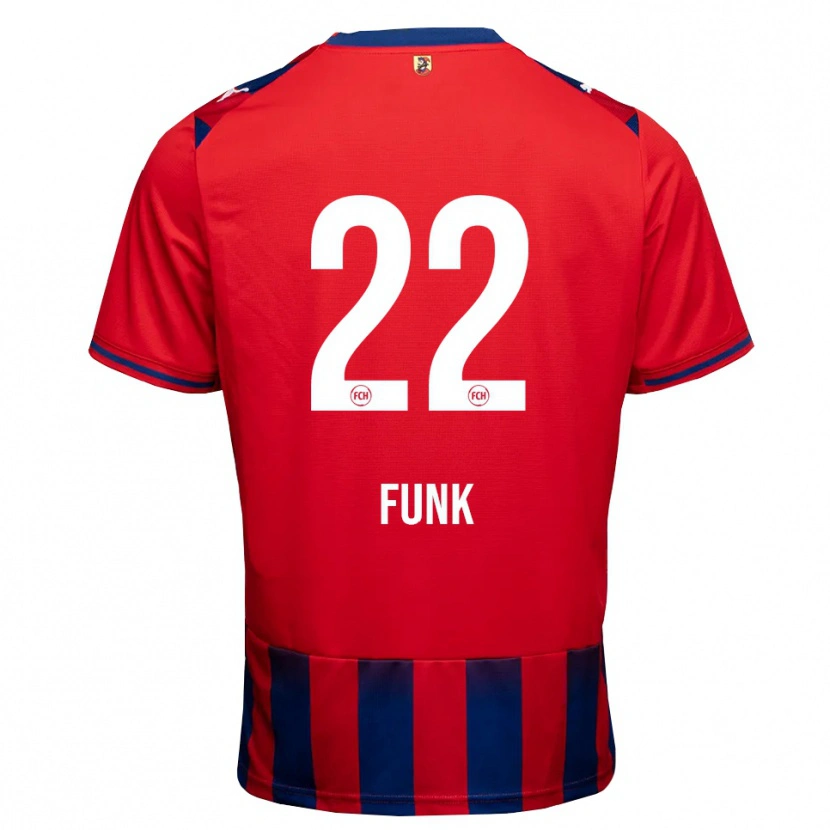 Danxen Kvinder Sebastian Funk #22 Kongelig Blå Hvid Rød Hjemmebane Spillertrøjer 2026/27 Trøje T-Shirt