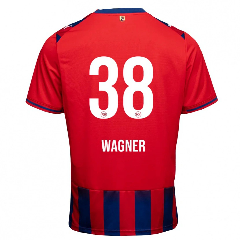 Danxen Kvinder Yannik Wagner #38 Kongelig Blå Hvid Rød Hjemmebane Spillertrøjer 2026/27 Trøje T-Shirt