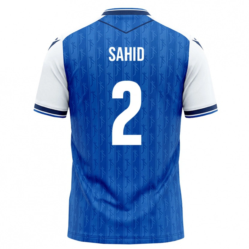 Danxen Kvinder Mohamed Sahid #2 Kongelig Blå Hvid Hjemmebane Spillertrøjer 2026/27 Trøje T-Shirt