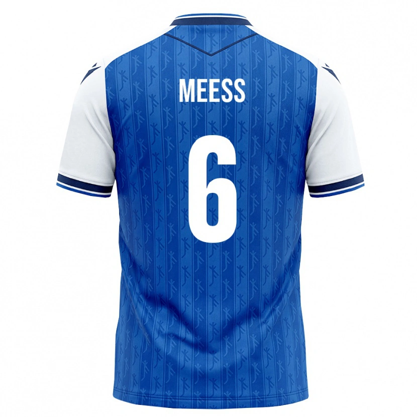Danxen Kvinder Jakob Meeß #6 Kongelig Blå Hvid Hjemmebane Spillertrøjer 2026/27 Trøje T-Shirt