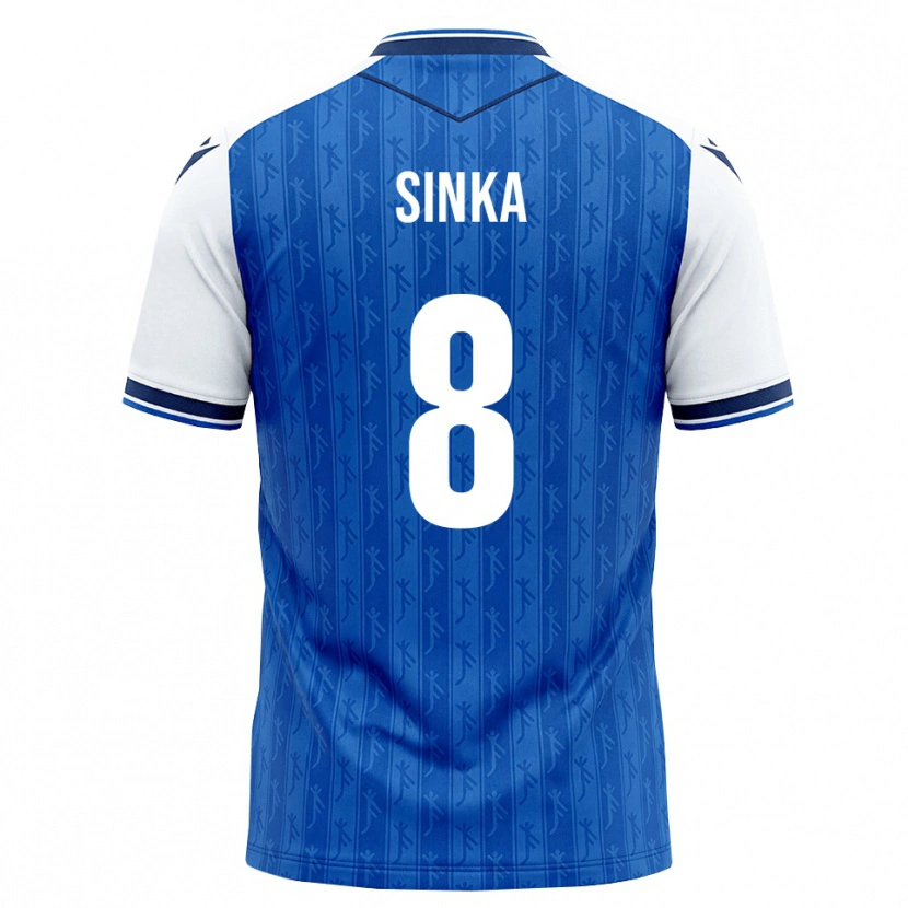 Danxen Kvinder Napsugár Sinka #8 Kongelig Blå Hvid Hjemmebane Spillertrøjer 2026/27 Trøje T-Shirt