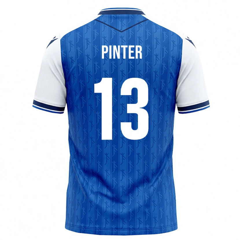 Danxen Kvinder Valentein Pinter #13 Kongelig Blå Hvid Hjemmebane Spillertrøjer 2026/27 Trøje T-Shirt