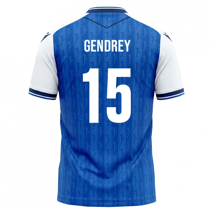 Danxen Kvinder Valentin Gendrey #15 Kongelig Blå Hvid Hjemmebane Spillertrøjer 2026/27 Trøje T-Shirt