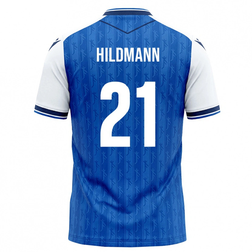 Danxen Kvinder Timo Hildmann #21 Kongelig Blå Hvid Hjemmebane Spillertrøjer 2026/27 Trøje T-Shirt