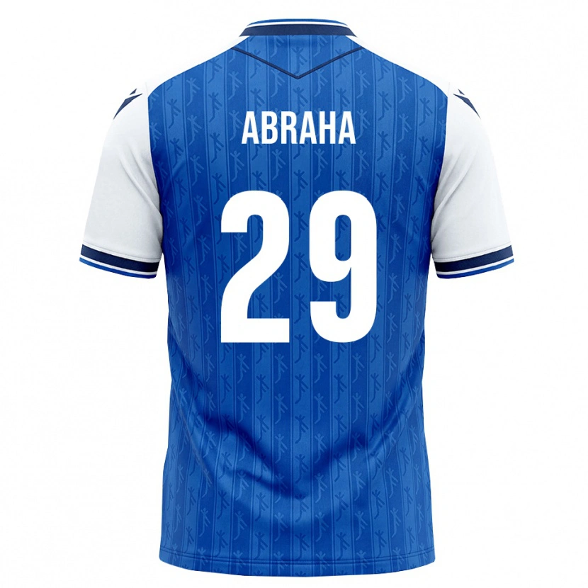 Danxen Kvinder Natnael Abraha #29 Kongelig Blå Hvid Hjemmebane Spillertrøjer 2026/27 Trøje T-Shirt