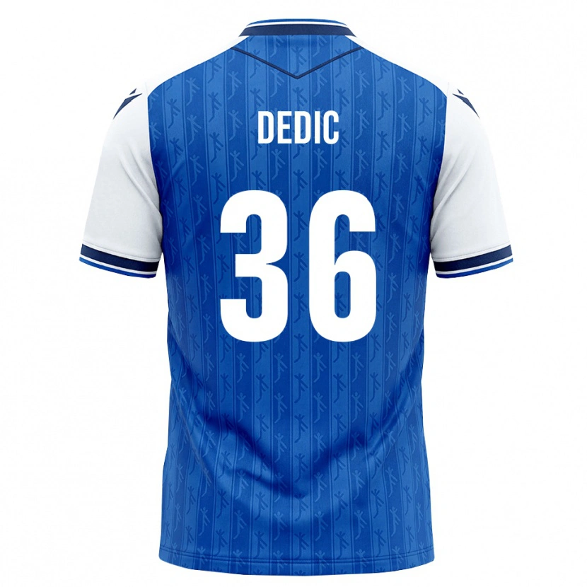 Danxen Kvinder Jakov Dedic #36 Kongelig Blå Hvid Hjemmebane Spillertrøjer 2026/27 Trøje T-Shirt