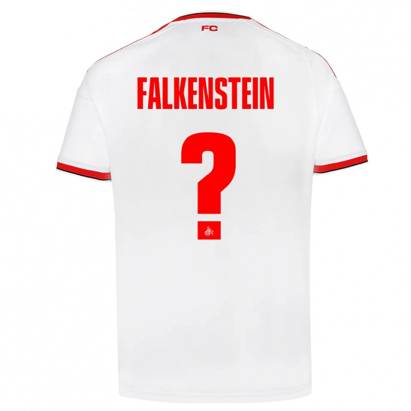 Danxen Kvinder Emilio Falkenstein #0 Hvid Rød Sort Hjemmebane Spillertrøjer 2026/27 Trøje T-Shirt
