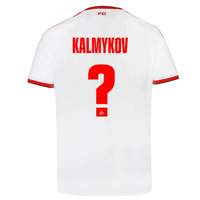 Danxen Kvinder Arthur Kalmykov #0 Hvid Rød Sort Hjemmebane Spillertrøjer 2026/27 Trøje T-Shirt