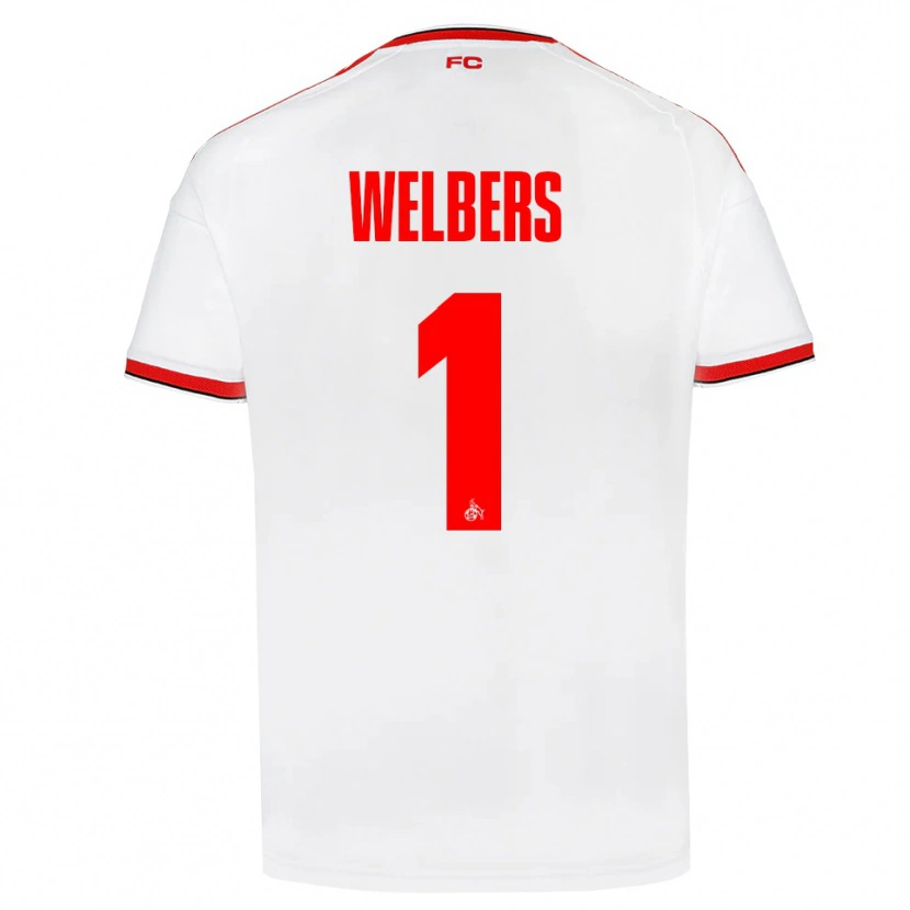 Danxen Kvinder Jakob Welbers #1 Hvid Rød Sort Hjemmebane Spillertrøjer 2026/27 Trøje T-Shirt