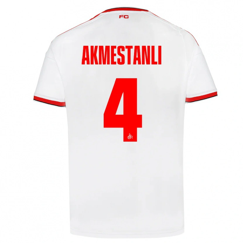 Danxen Kvinder Teoman Akmestanli #4 Hvid Rød Sort Hjemmebane Spillertrøjer 2026/27 Trøje T-Shirt