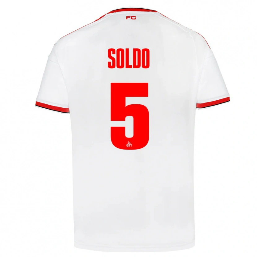Danxen Kvinder Nikola Soldo #5 Hvid Rød Sort Hjemmebane Spillertrøjer 2026/27 Trøje T-Shirt