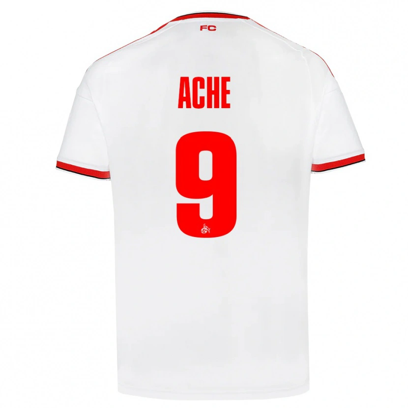 Danxen Kvinder Ragnar Ache #9 Hvid Rød Sort Hjemmebane Spillertrøjer 2026/27 Trøje T-Shirt