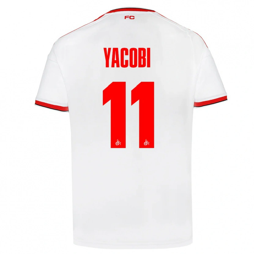 Danxen Kvinder Nilas Yacobi #11 Hvid Rød Sort Hjemmebane Spillertrøjer 2026/27 Trøje T-Shirt