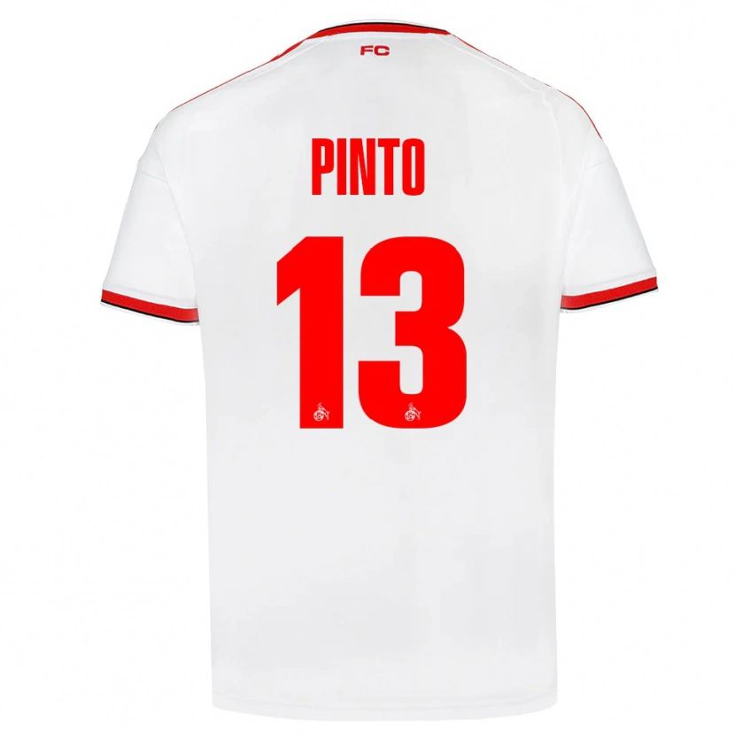 Danxen Kvinder João Pinto #13 Hvid Rød Sort Hjemmebane Spillertrøjer 2026/27 Trøje T-Shirt