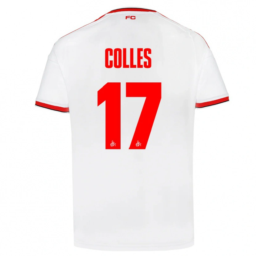 Danxen Kvinder Jan Colles #17 Hvid Rød Sort Hjemmebane Spillertrøjer 2026/27 Trøje T-Shirt