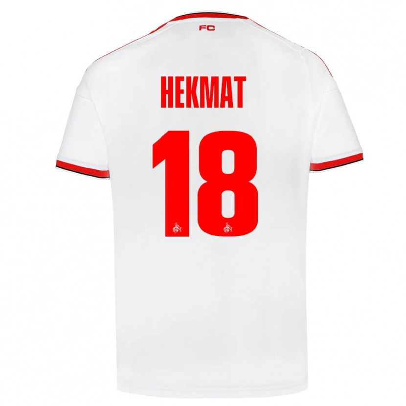 Danxen Kvinder Kian Hekmat #18 Hvid Rød Sort Hjemmebane Spillertrøjer 2026/27 Trøje T-Shirt