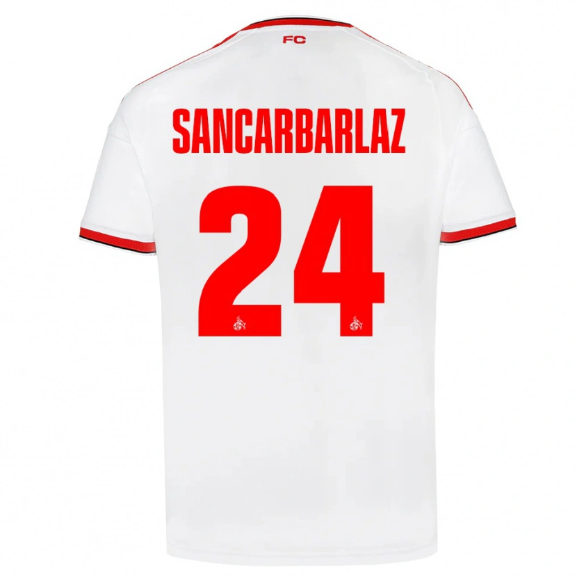 Danxen Kvinder Keyhan Sancarbarlaz #24 Hvid Rød Sort Hjemmebane Spillertrøjer 2026/27 Trøje T-Shirt