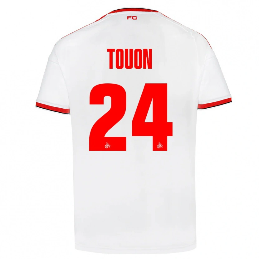 Danxen Kvinder Ella Touon #24 Hvid Rød Sort Hjemmebane Spillertrøjer 2026/27 Trøje T-Shirt