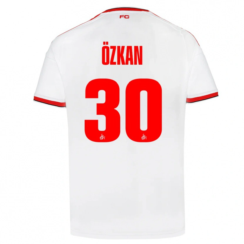 Danxen Kvinder Mikail Özkan #30 Hvid Rød Sort Hjemmebane Spillertrøjer 2026/27 Trøje T-Shirt
