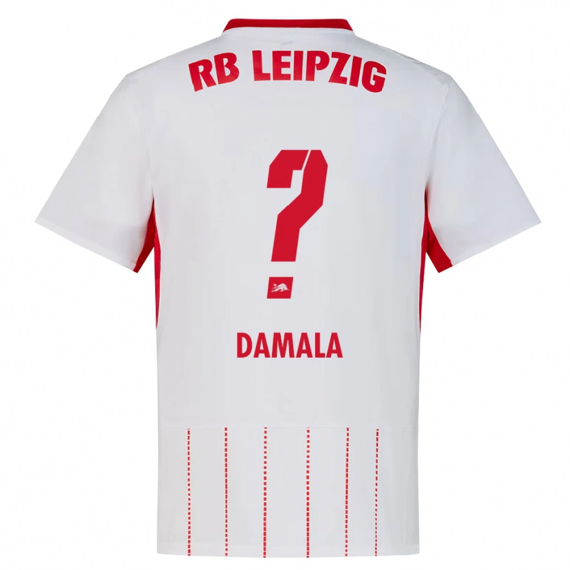 Danxen Kvinder Bilal Damala #0 Rød Hvid Gul Hjemmebane Spillertrøjer 2026/27 Trøje T-Shirt