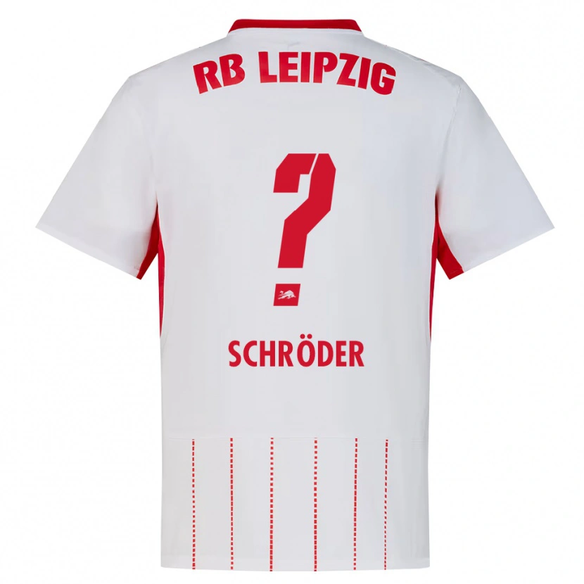 Danxen Kvinder Levin Schröder #0 Rød Hvid Gul Hjemmebane Spillertrøjer 2026/27 Trøje T-Shirt