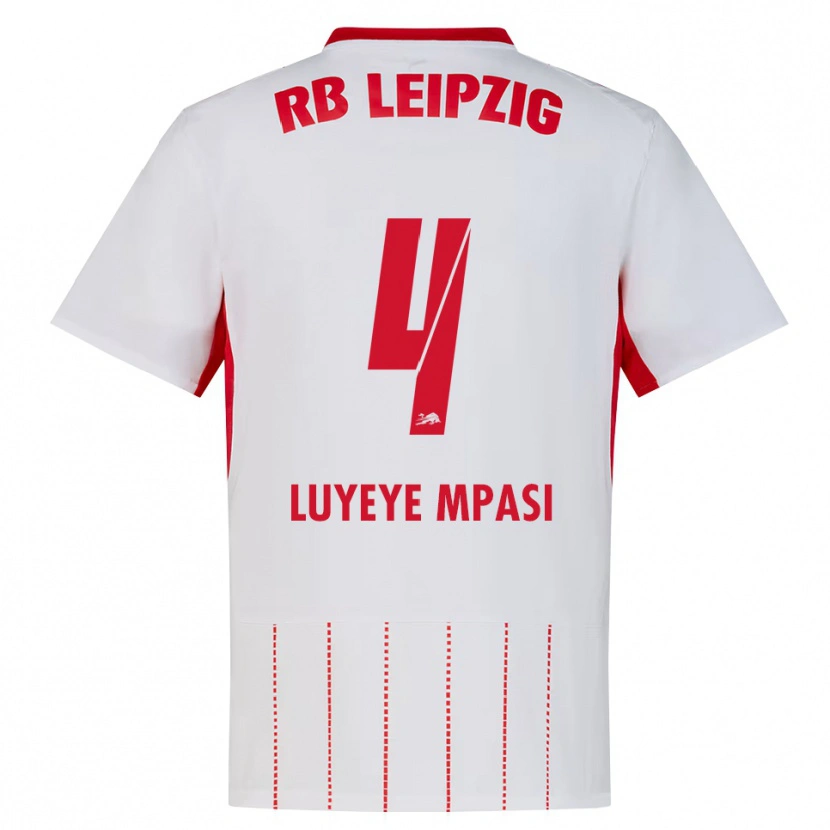 Danxen Kvinder Seal Luyeye Mpasi #4 Rød Hvid Gul Hjemmebane Spillertrøjer 2026/27 Trøje T-Shirt
