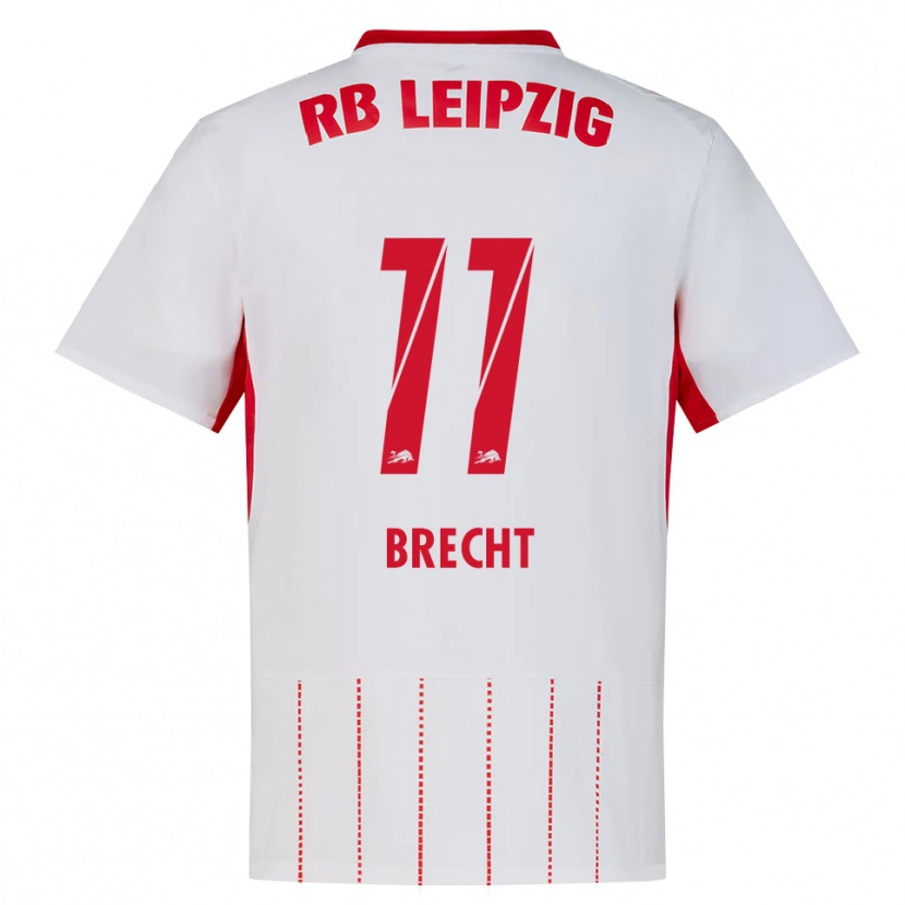 Danxen Kvinder Barbara Brecht #11 Rød Hvid Gul Hjemmebane Spillertrøjer 2026/27 Trøje T-Shirt