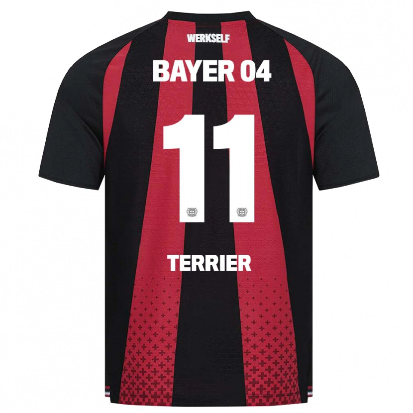 Danxen Kvinder Martin Terrier #11 Sort Hvid Rød Hjemmebane Spillertrøjer 2026/27 Trøje T-Shirt