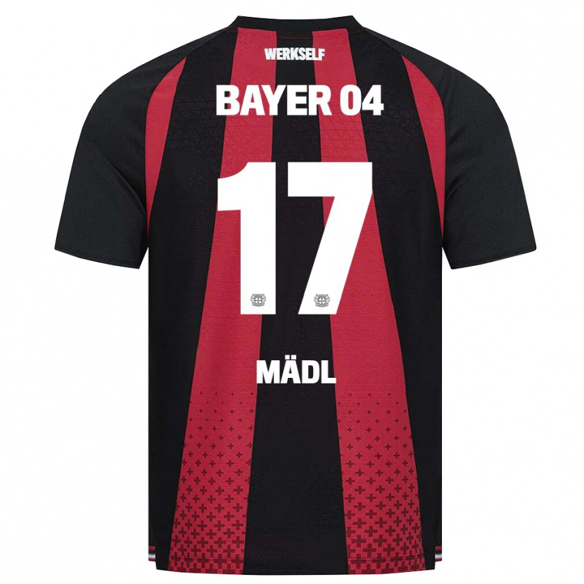 Danxen Kvinder Valentina Mädl #17 Sort Hvid Rød Hjemmebane Spillertrøjer 2026/27 Trøje T-Shirt